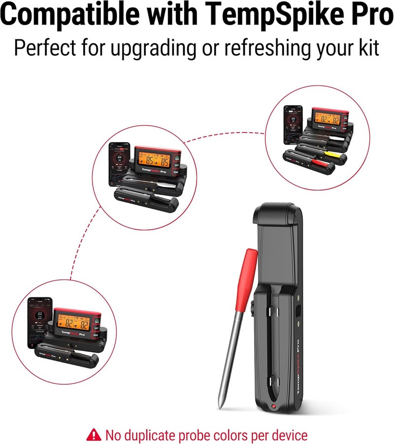 TempSpike Pro Wireless Meat Thermometer Meat Probe with Accurate Temperature Sensor - Image 5
